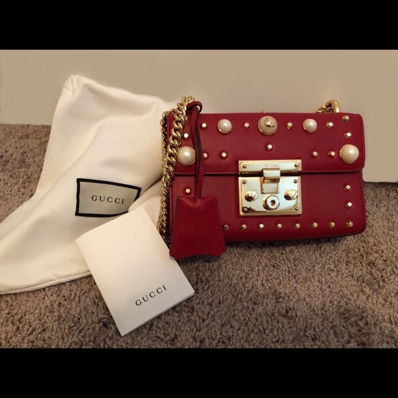 Gucci Padlock small studded shoulder bag - Picture 2 of 2